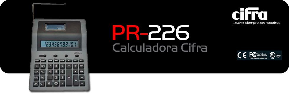 Calculadora Cifra PR-226