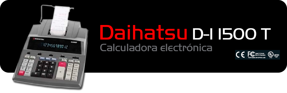Calculadora Daihatsu D-I 1500 T